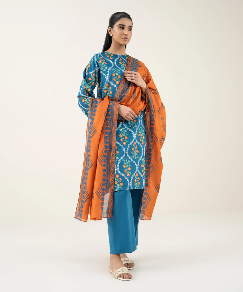 Sapphire 3 Piece - Printed Lawn Suit