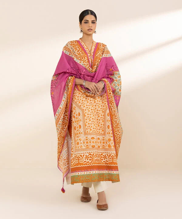 Sapphire 3 Piece - Printed Lawn Suit