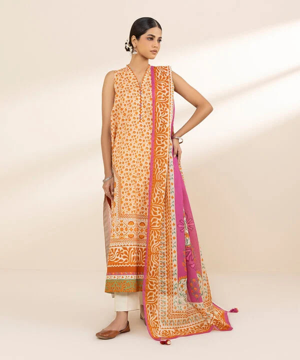 Sapphire 3 Piece - Printed Lawn Suit
